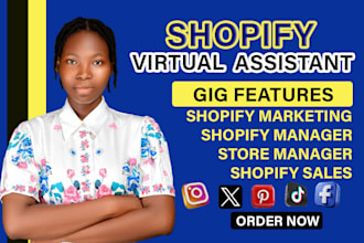 be your expert shopify virtual assistant for store optimization and sales growth