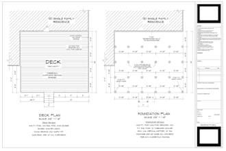 draw building permit plans in autocad for city permit