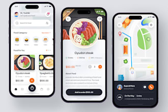 food delivery website, and food delivery app for both android and ios