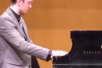 create a piano recording of your provided sheet music