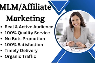 affiliate marketing, mlm promotion, mlm leads, mlm traffic, network marketing