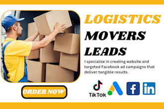 generate exclusive moving leads moving company transport logistics movers leads