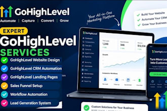 setup gohighlevel, crm automation gohighlevel landing page gohighlevel website