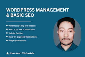 manage wordpress websites with basic SEO services