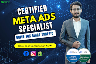 setup and manage fb ads, conversions with fb ads and meta ads campaign