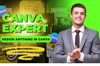 canva expert for poster  ebooks flyers branding designs