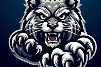 do make wild cat mascot logo for your company
