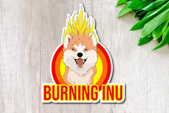 design cartoon mascot logo for horse farms, dogs  equestrian brands