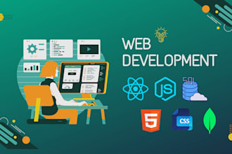 develop custom websites as a full stack web developer