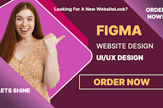 design or redesign your website figma design