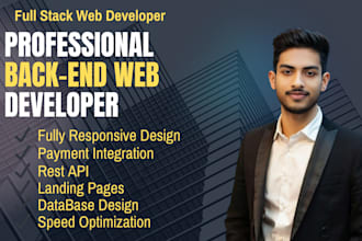 be your back end web developer in php laravel mongodb