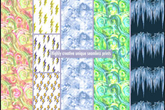 create seamless textile prints