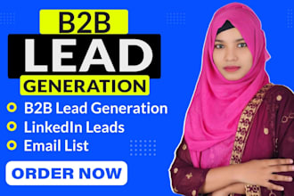 do b2b lead generation and collect linkedin leads