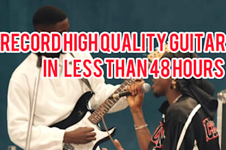 play fantastic live session guitars for your song