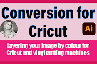 convert your image for vinyl cutting machines including cricut