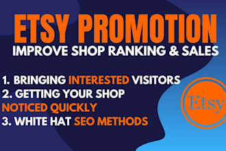 do etsy shop promotion for increase sales and traffic