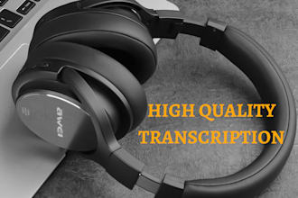 transcribe and provide quality transcripts english audio spokeperson audio book