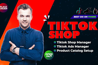 setup, manage tiktok shop, tiktok shop ads, tiktok marketing on tiktok shop