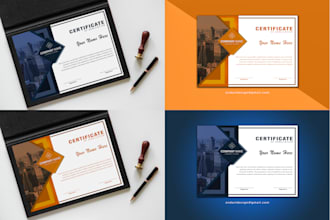 make certificates of appreciation for event participants