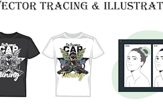 do redraw the logo, vector tracing, vector illustration