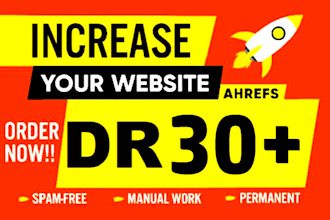 increase ahrefs DR 30