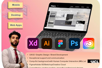 do figma design, website design, ui ux design, figma website
