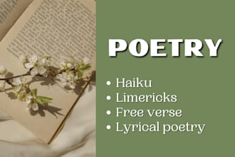 write a poem in english