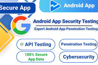 advanced android app penetration testing, API, and security check