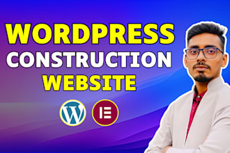 design construction, roofing, plumbing, cleaning, electrician wordpress website