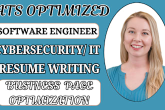 software engineering IT tech project manager cybersecurity data science resume
