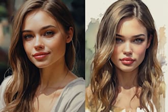 do watercolor, oil painting style concept art illustration