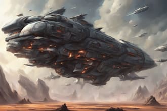 draw sci fi art and spaceship design