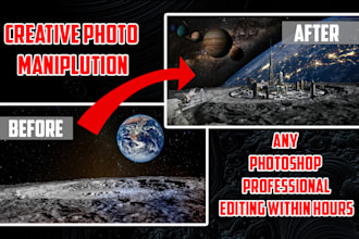 do any photo manipulation in adobe photoshop