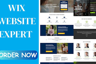 design wix website, wix studio website, redesign wix website, wix website design