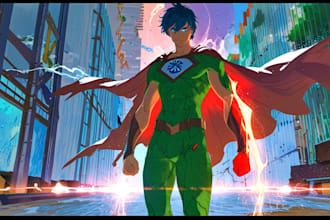 draw your very own superhero or villain in marvel style