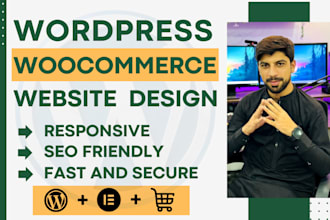 professional online store design with wordpress, woocommerce and elementor pro