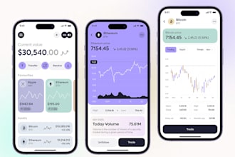 develop fintech app, neo bank app, crypto wallet app, loan payment app