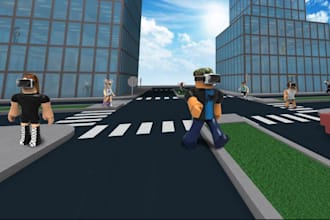 build roleplay roblox game,realistic 3d roblox map,scripter,lua,obby game,gui