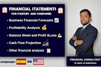 prepare financial forecast for banks and investors