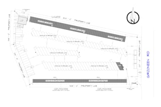 design warehouse site plan, plot plan for city permit from google map