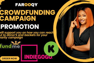 market, promote your crowdfunding kickstarter indiegogo gofundme campaign