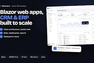 build a custom web app CRM erp b2b or saas portal