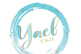 design professional bar and bat mitzvah logo