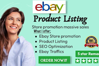 help you with ebay promotions, seo , shopify promotion affiliate marketing