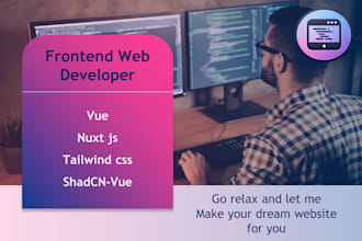 be typescript vue nuxt tailwind frontend developer