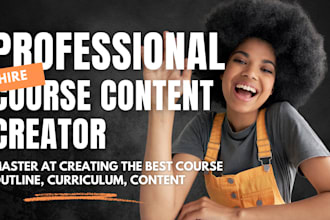 online course creation, ebook online course creation, online course content