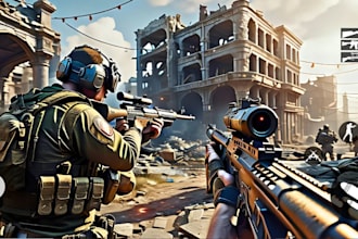 build unreal engine 3d shooting game, 3d fighting game, fps game, rpg game