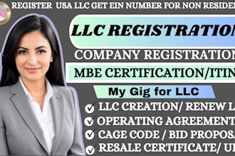 do llc registration in USA, ein number for non resident and USA tiktok shop