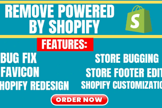 remove powered by shopify link from your store footer with bonus