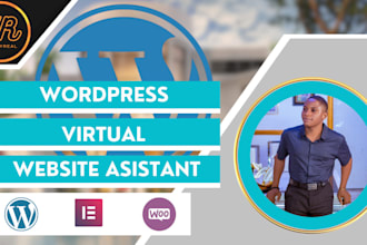 be your virtual assistant for wordpress, offering upkeep, fixes, and support